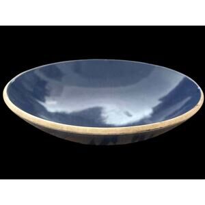 Vintage Blue SASAKI Colorstone Sapphire Salad Soup Bowl 7.5" Diameter JAPAN EUC